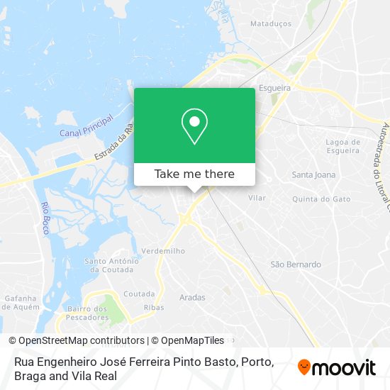 Rua Engenheiro José Ferreira Pinto Basto map