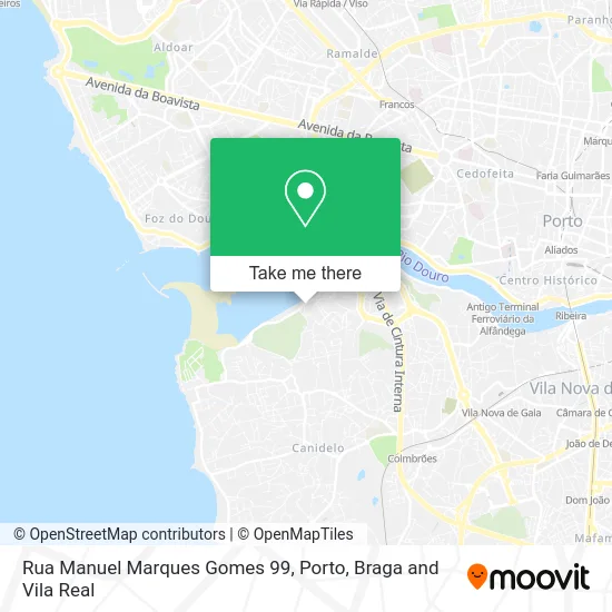 Rua Manuel Marques Gomes 99 map