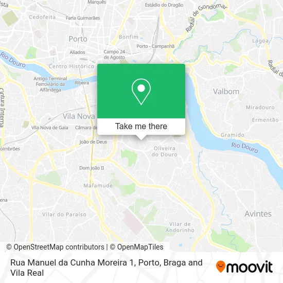 Rua Manuel da Cunha Moreira 1 map