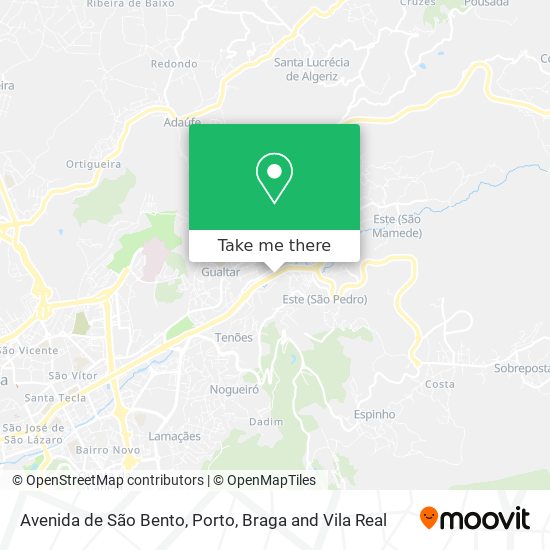 Avenida de São Bento map