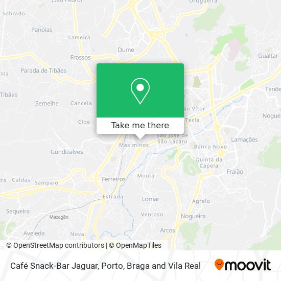 Café Snack-Bar Jaguar map