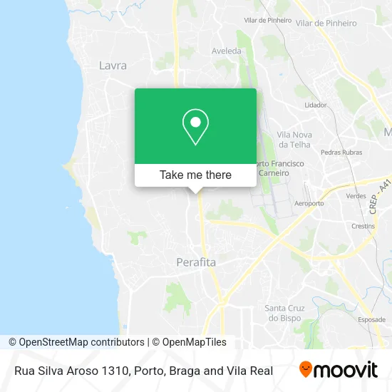 Rua Silva Aroso 1310 map