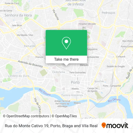 Rua do Monte Cativo 19 map