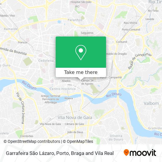 Garrafeira São Lázaro map