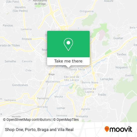 Shop One map