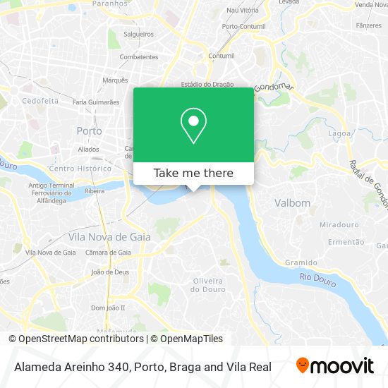 Alameda Areinho 340 mapa
