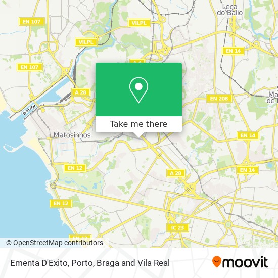 Ementa D'Exito map