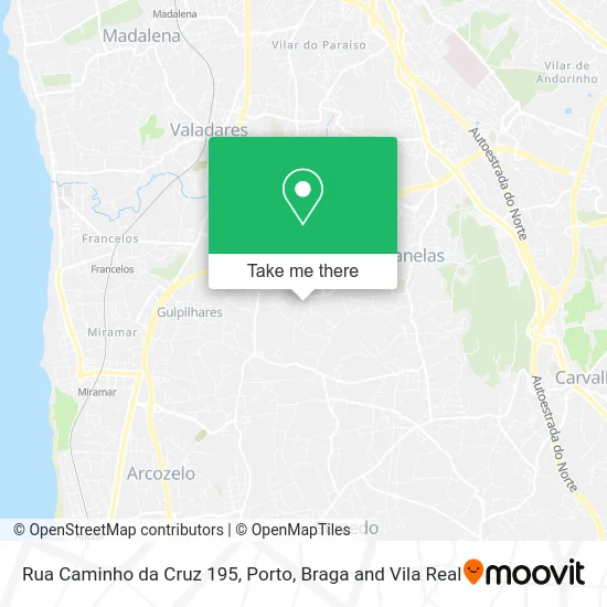 Rua Caminho da Cruz 195 map