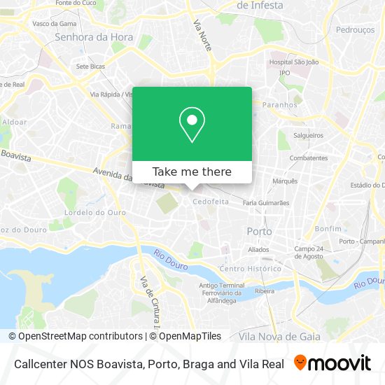 Callcenter NOS Boavista map