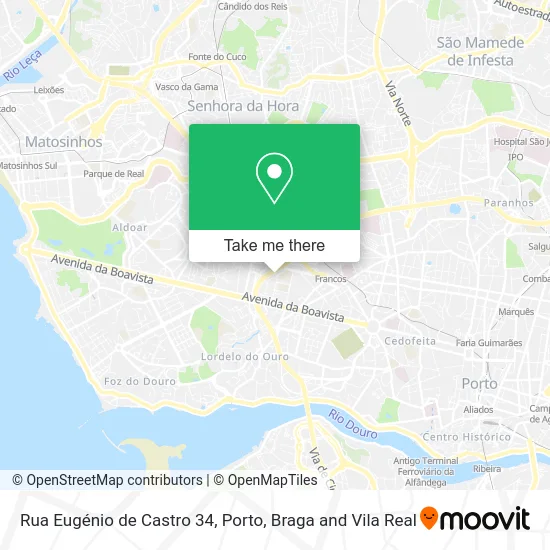 Rua Eugénio de Castro 34 map