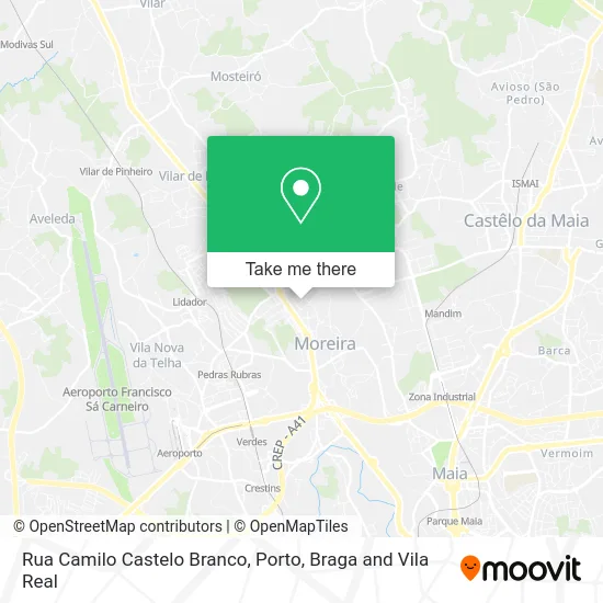 Rua Camilo Castelo Branco map
