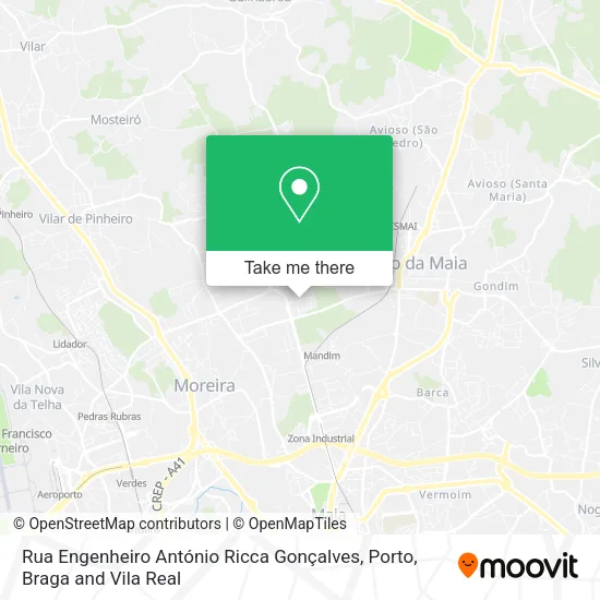 Rua Engenheiro António Ricca Gonçalves map