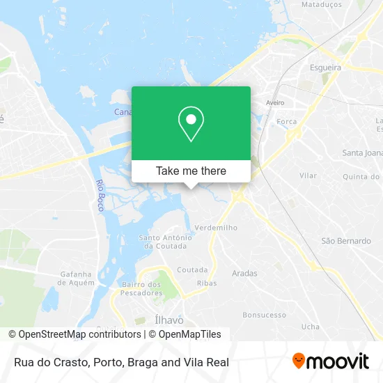 Rua do Crasto map