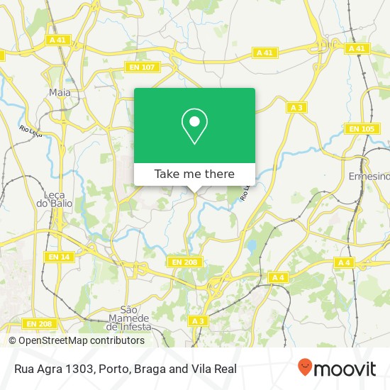 Rua Agra 1303 map