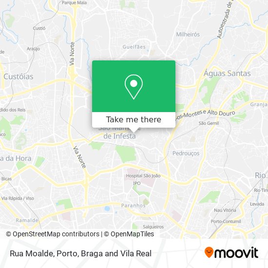 Rua Moalde map