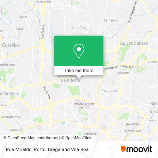 Rua Moalde map