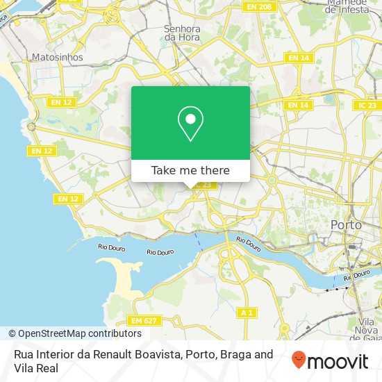 Rua Interior da Renault Boavista map