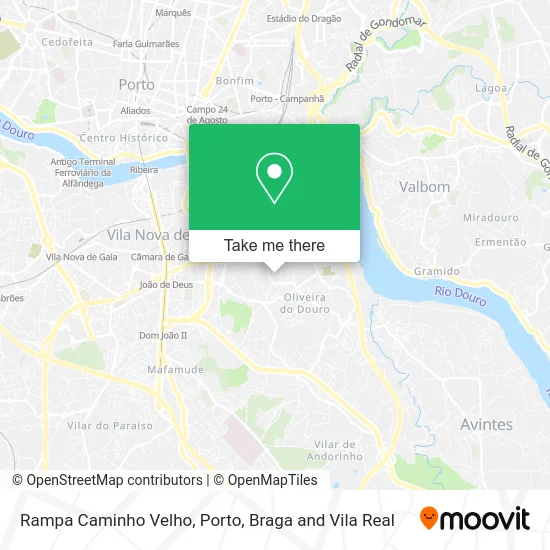 Rampa Caminho Velho map