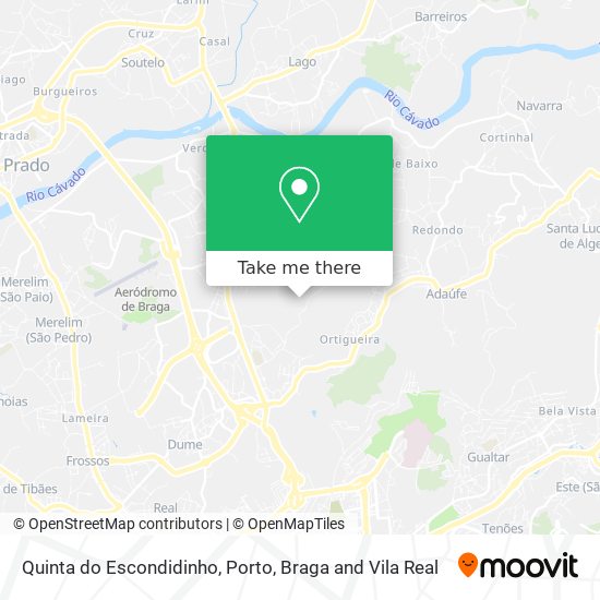 Quinta do Escondidinho map