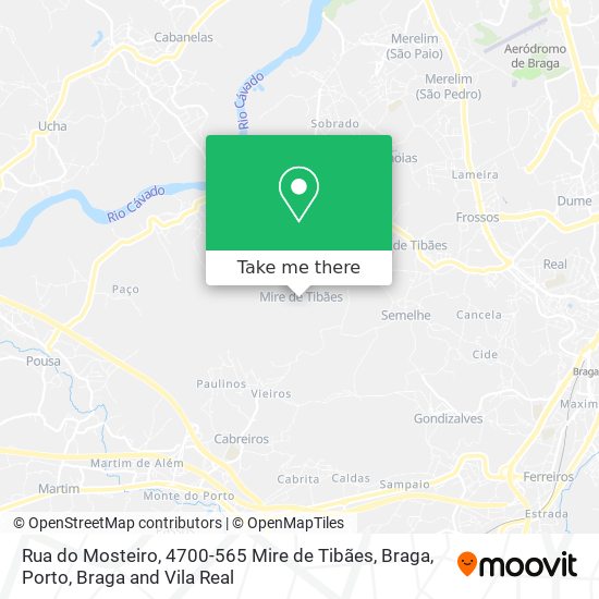 Rua do Mosteiro, 4700-565 Mire de Tibães, Braga map