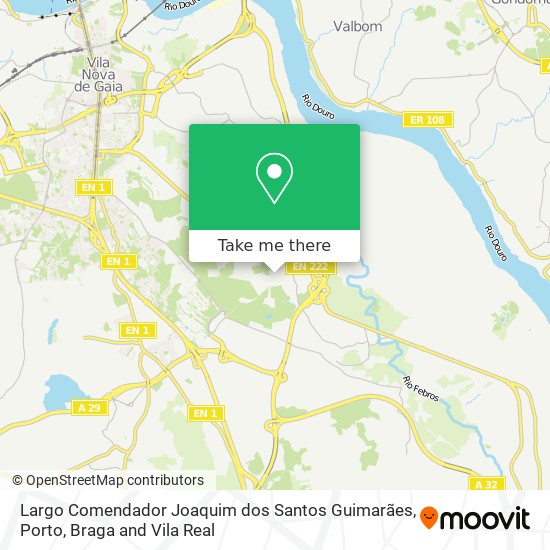 Largo Comendador Joaquim dos Santos Guimarães map