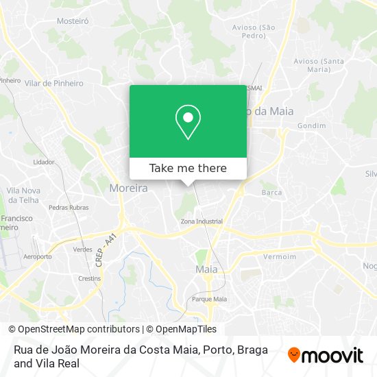 Rua de João Moreira da Costa Maia map