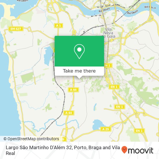 Largo São Martinho D'Além 32 map