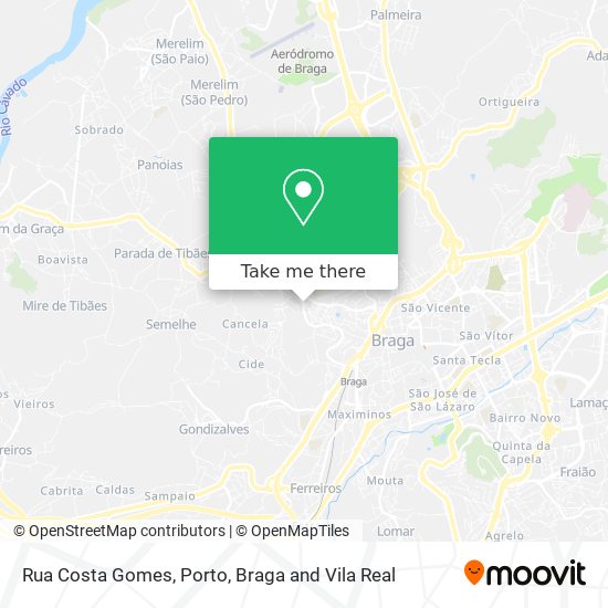 Rua Costa Gomes map