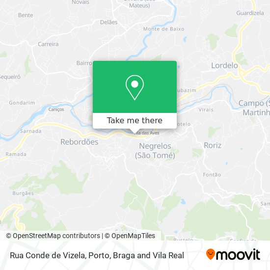 Rua Conde de Vizela map