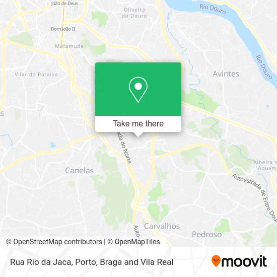 Rua Rio da Jaca map