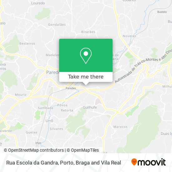 Rua Escola da Gandra map