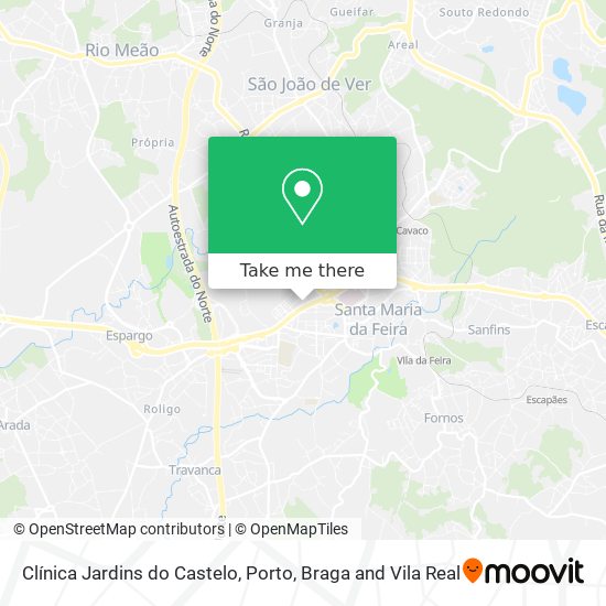 Clínica Jardins do Castelo mapa