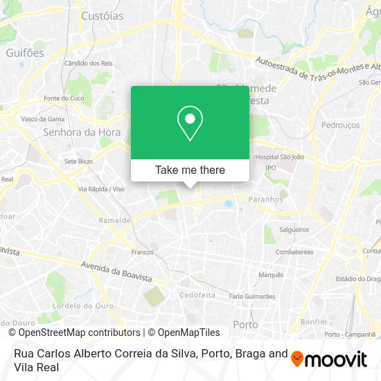 Rua Carlos Alberto Correia da Silva map