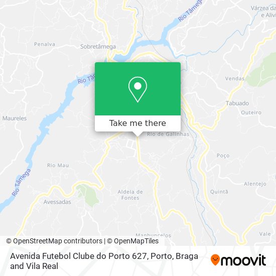 Avenida Futebol Clube do Porto 627 map
