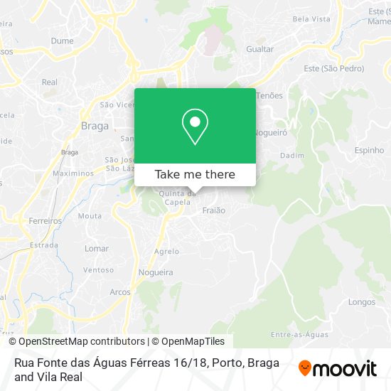 Rua Fonte das Águas Férreas 16 / 18 map