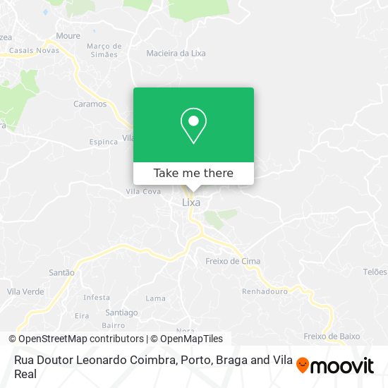 Rua Doutor Leonardo Coimbra mapa