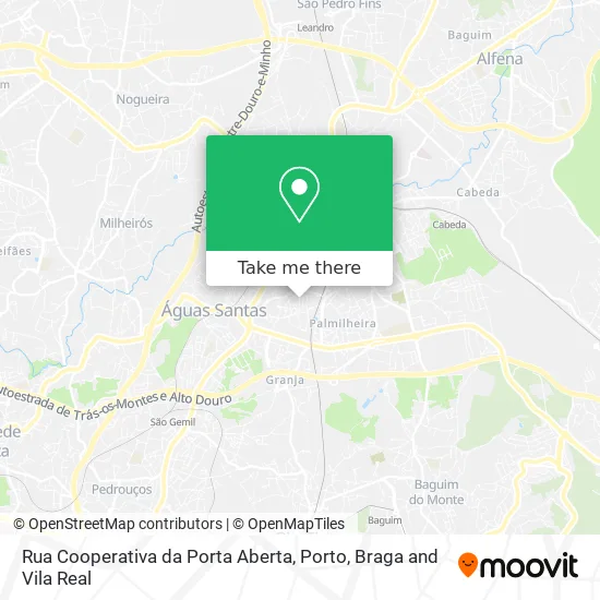 Rua Cooperativa da Porta Aberta map
