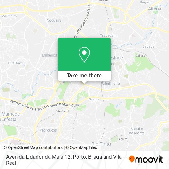 Avenida Lidador da Maia 12 map