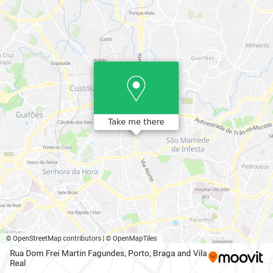 Rua Dom Frei Martin Fagundes map