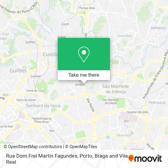 Rua Dom Frei Martin Fagundes map