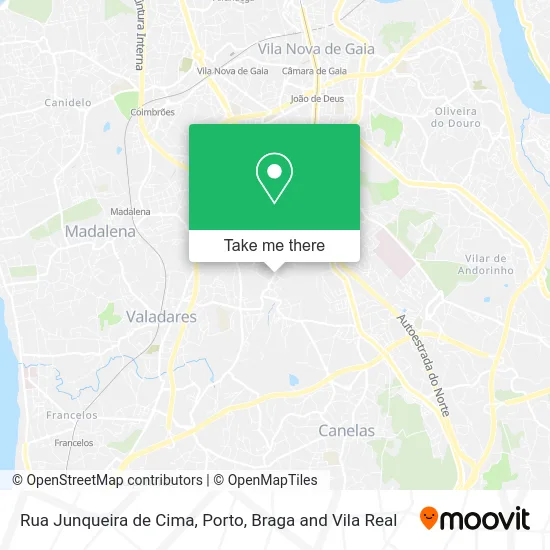 Rua Junqueira de Cima map