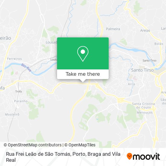 Rua Frei Leão de São Tomás map