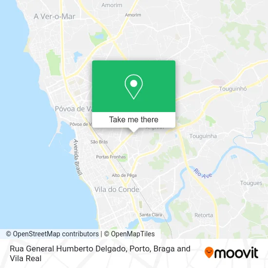 Rua General Humberto Delgado map