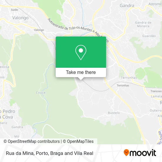 Rua da Mina map