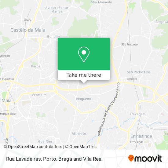 Rua Lavadeiras map