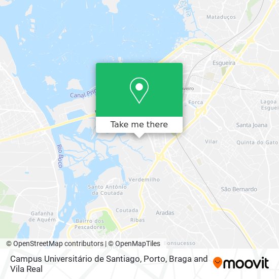 Campus Universitário de Santiago map