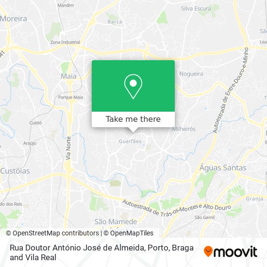 Rua Doutor António José de Almeida map