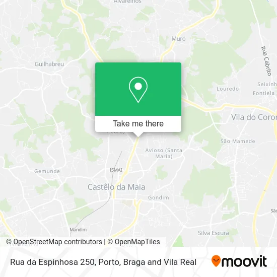 Rua da Espinhosa 250 map