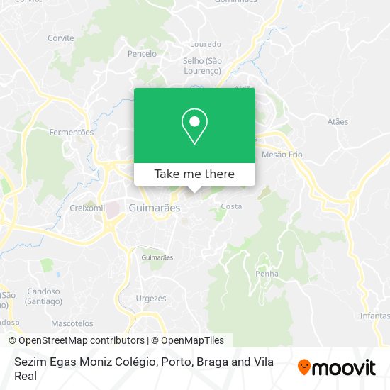 Sezim Egas Moniz Colégio map