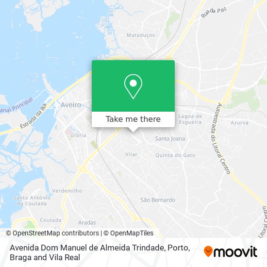 Avenida Dom Manuel de Almeida Trindade mapa